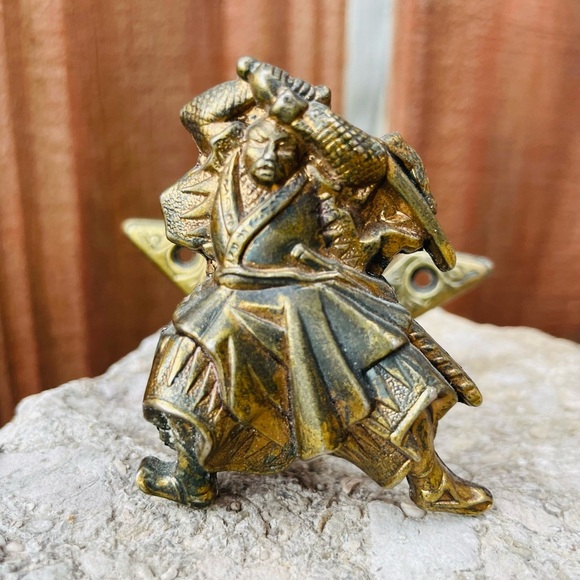 Vintage metal sword katana wall hangers by Marto Toledo of Spain set of 2 - Picture 1 of 16